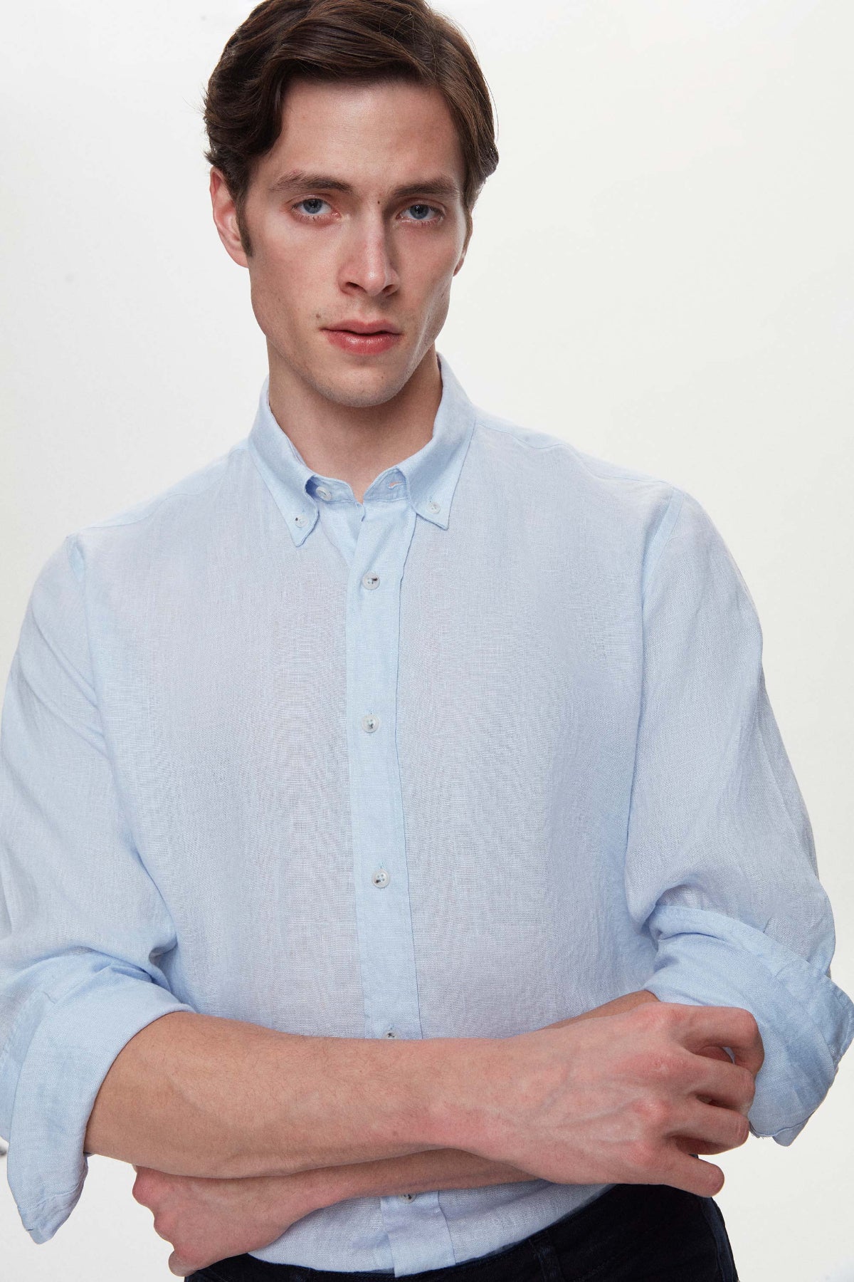 CAMASA REGULAR FIT D'S DAMAT - Albastru