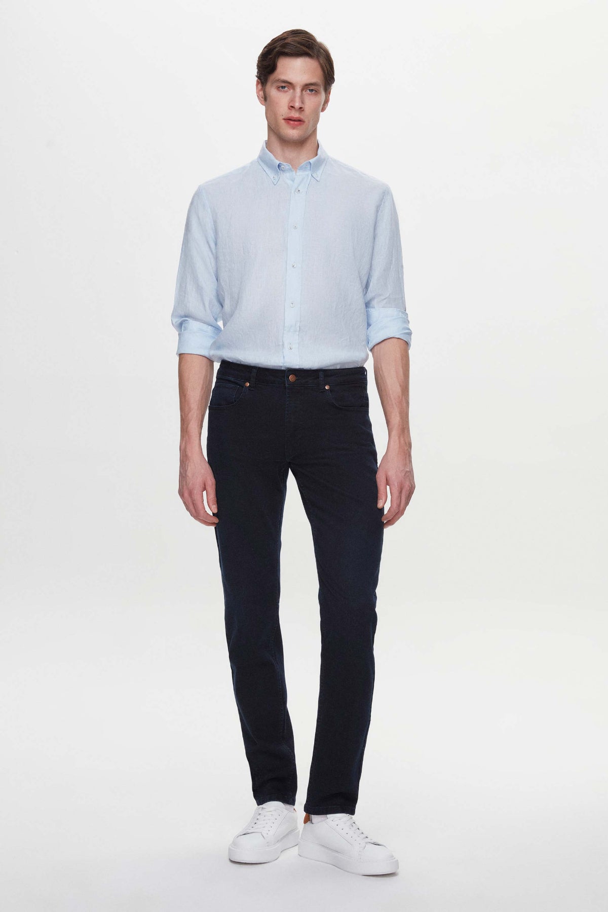 CAMASA REGULAR FIT D'S DAMAT - Albastru