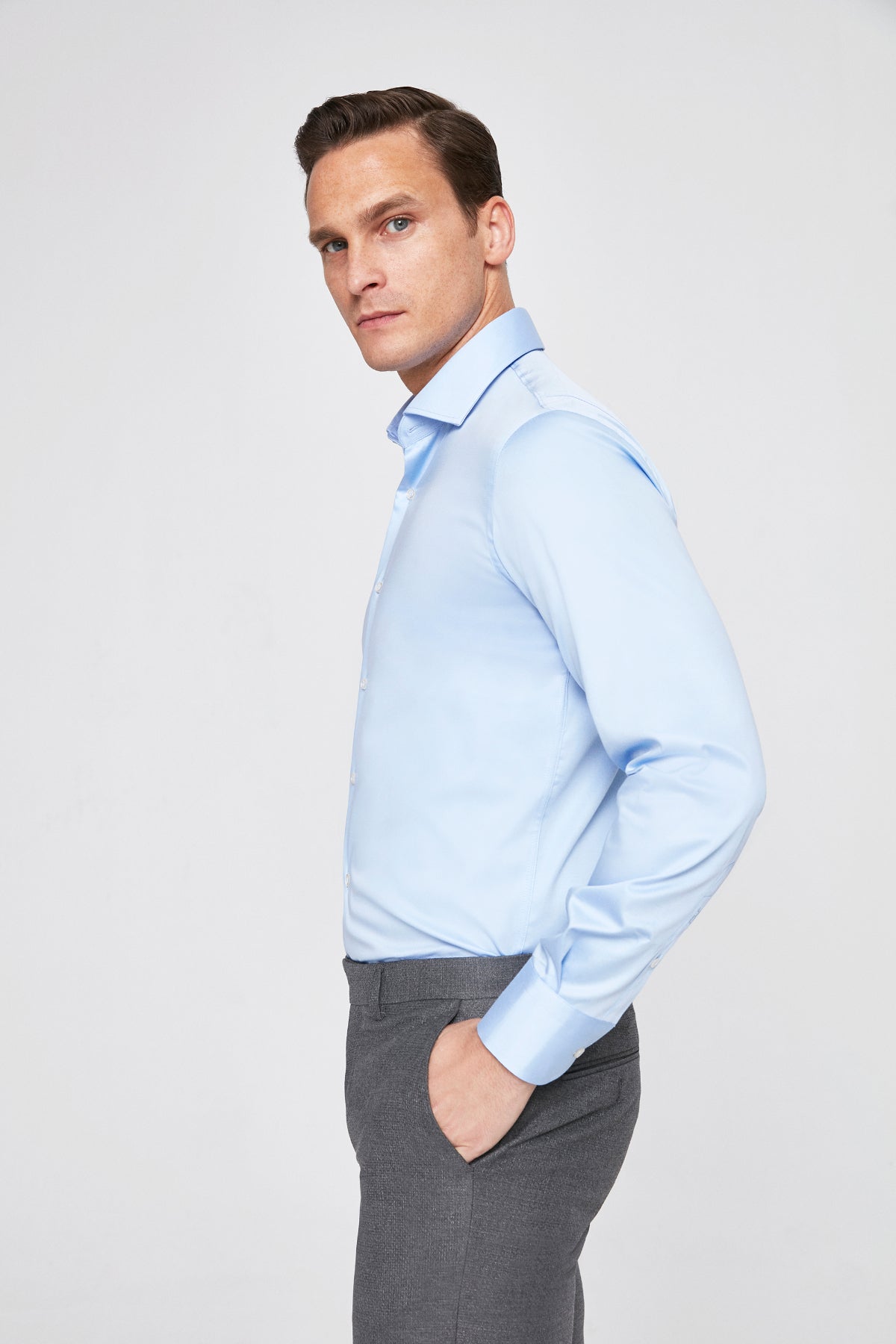 CAMASA D'S DAMAT SLIM FIT - Bleu