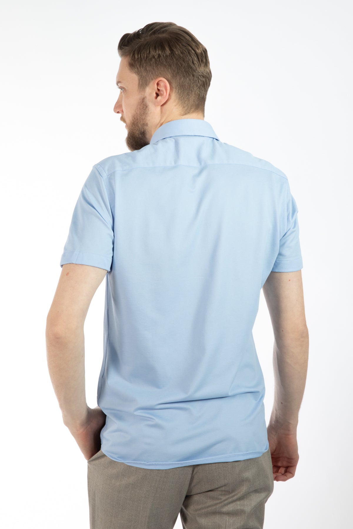 CAMASA SLIM FIT D'S DAMAT - Albastru
