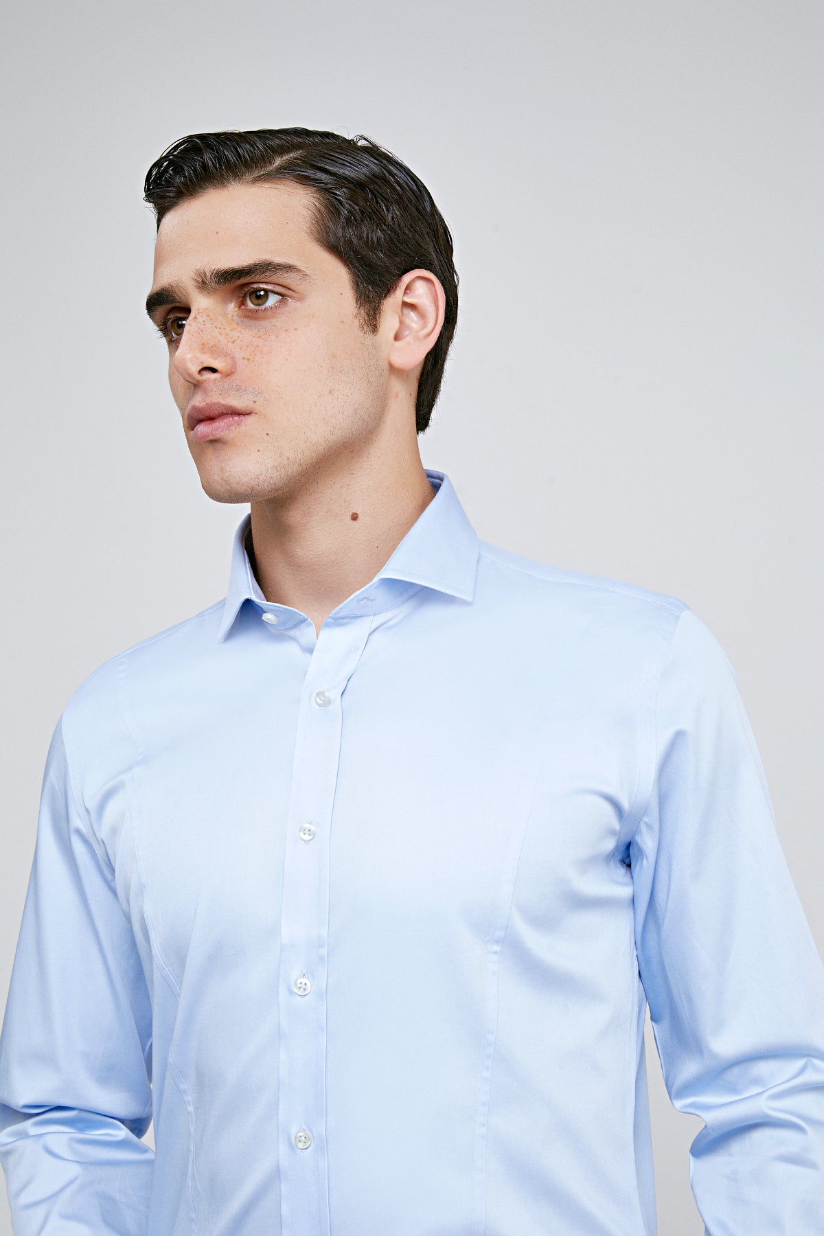 CAMASA CU BUTONI D'S DAMAT SLIM FIT - Bleu