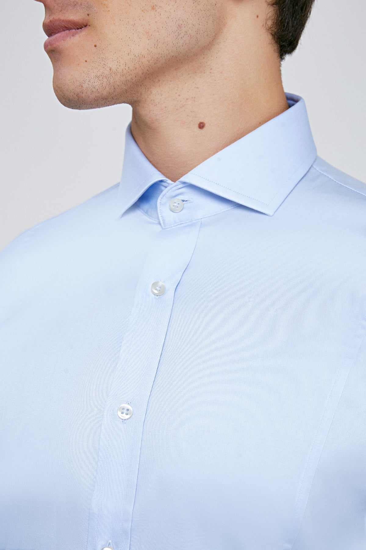 CAMASA CU BUTONI D'S DAMAT SLIM FIT - Bleu