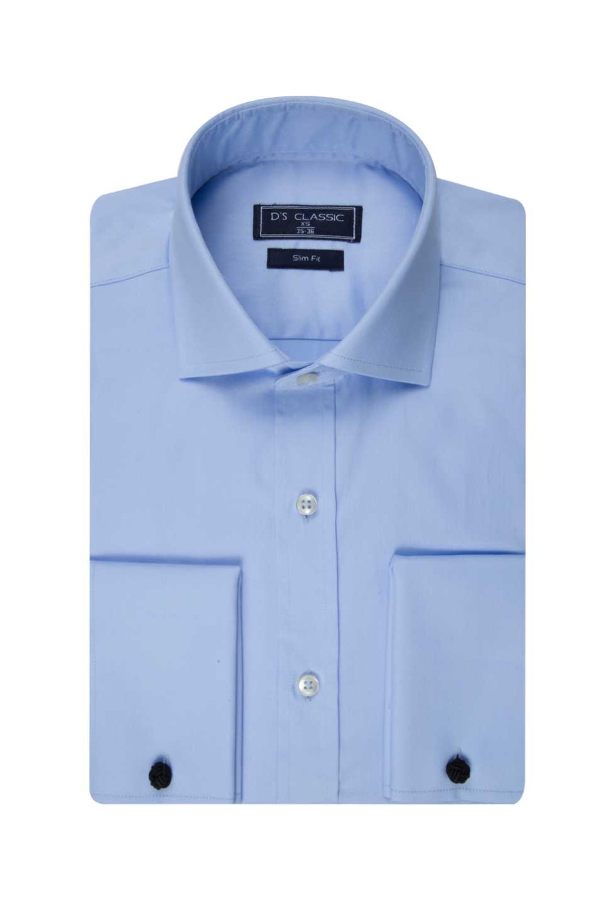 CAMASA CU BUTONI D'S DAMAT SLIM FIT - Bleu