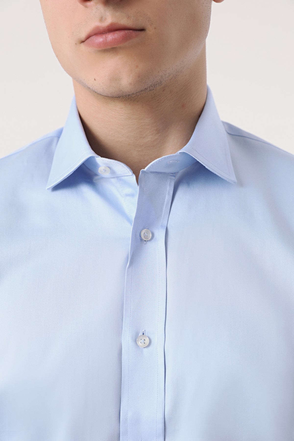 CAMASA CU BUTONI D'S DAMAT SLIM FIT - Bleu