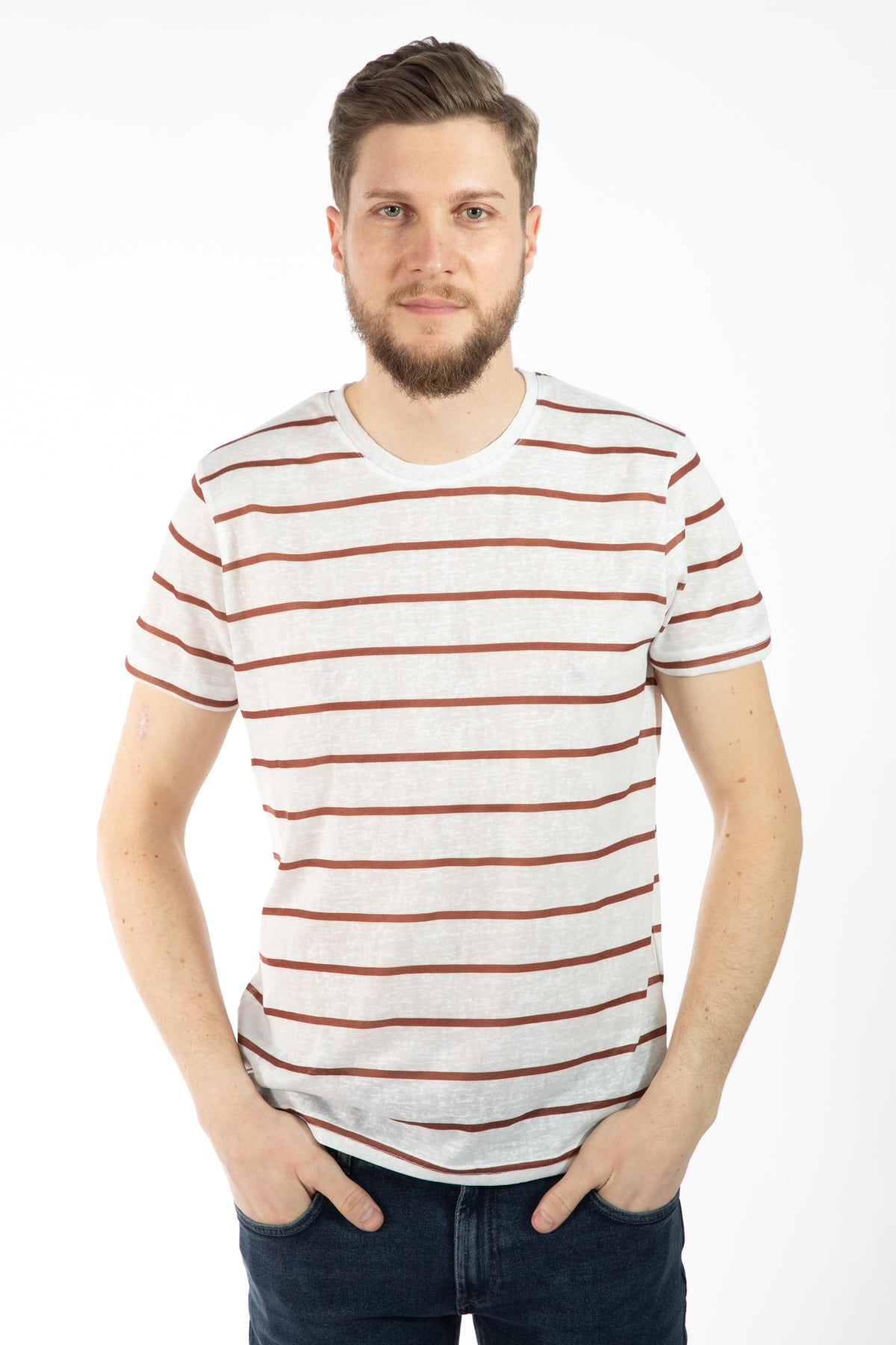 TRICOU REGULAR FIT D'S DAMAT - Scorțișoară