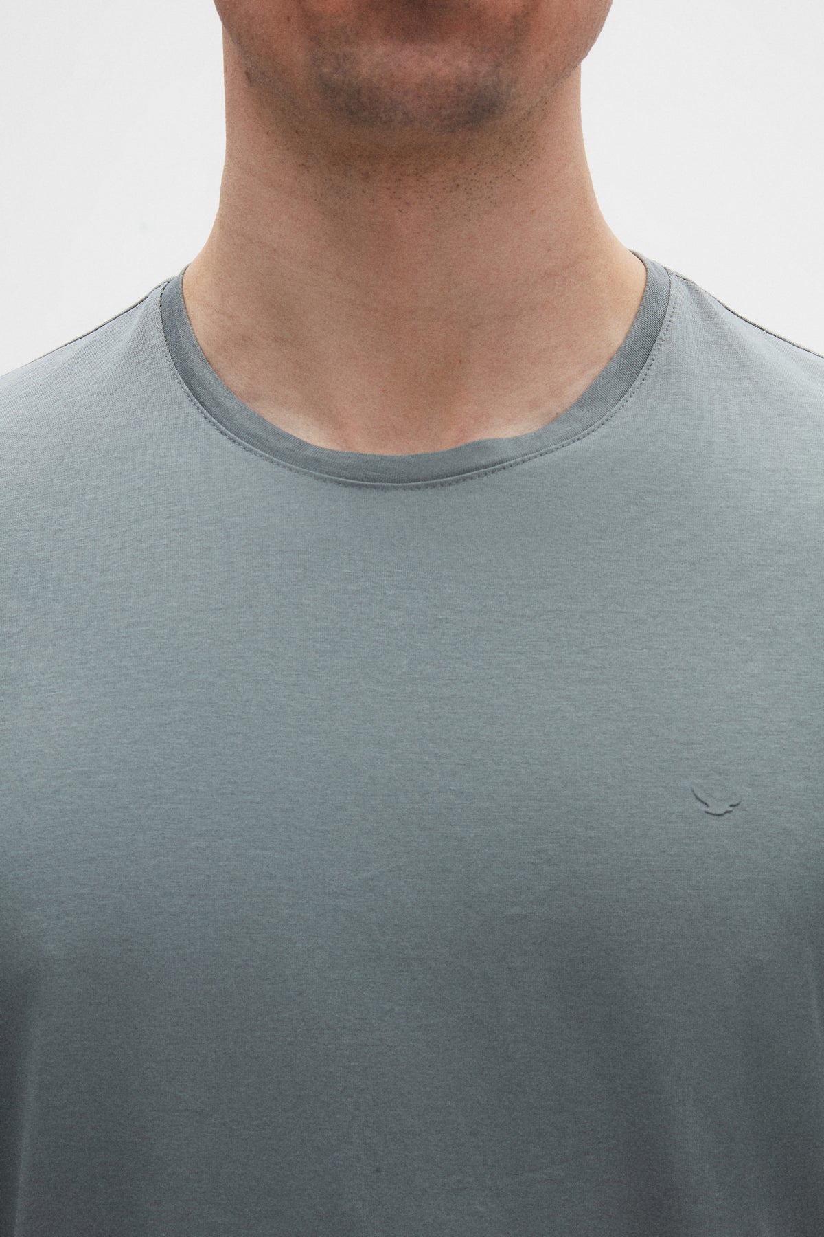 TRICOU SLIM FIT D'S DAMAT - Mușchi Întunecat