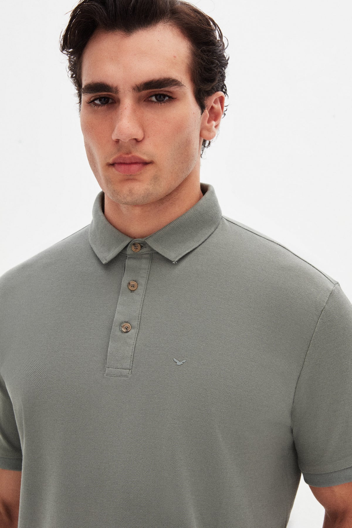 TRICOU REGULAR FIT D'S DAMAT - Mușchi Întunecat