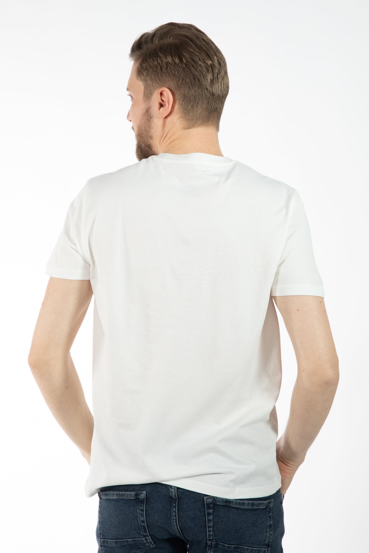 TRICOU REGULAR FIT D'S DAMAT - Ecru