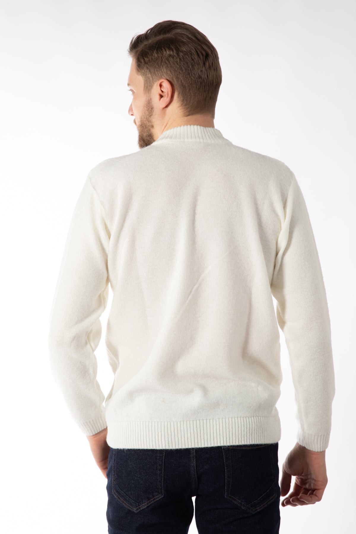 PULOVER REGULAR FIT D'S DAMAT - Ecru