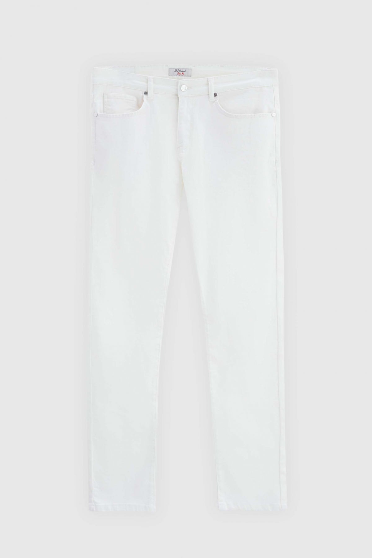 PANTALONI CASUAL SLIM FIT D'S DAMAT - Ecru