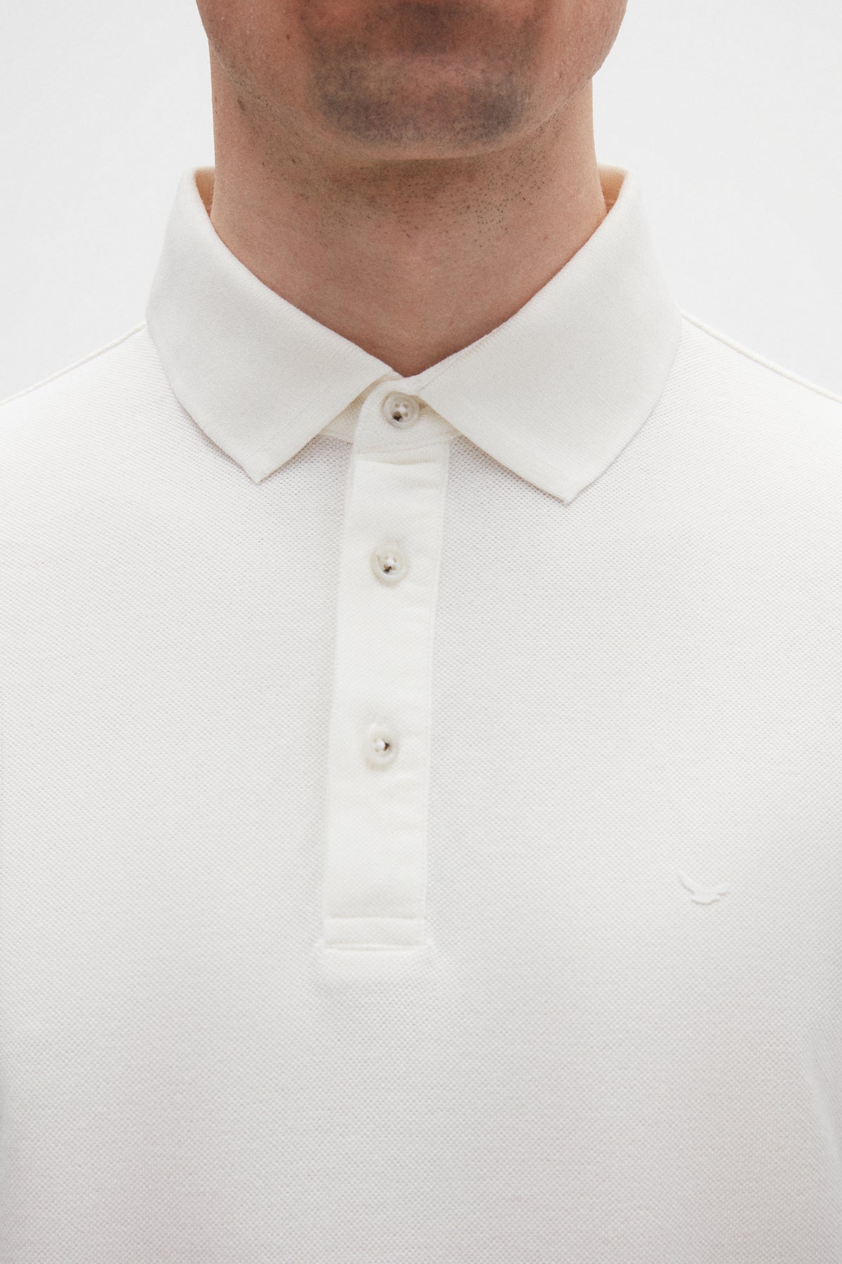 TRICOU REGULAR FIT D'S DAMAT - Ecru