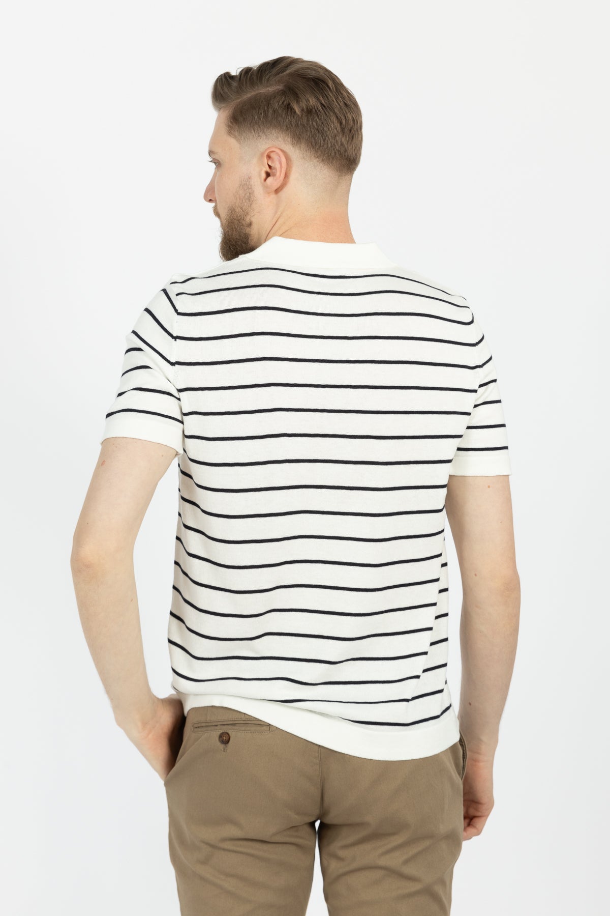 TRICOU REGULAR FIT D'S DAMAT - Ecru