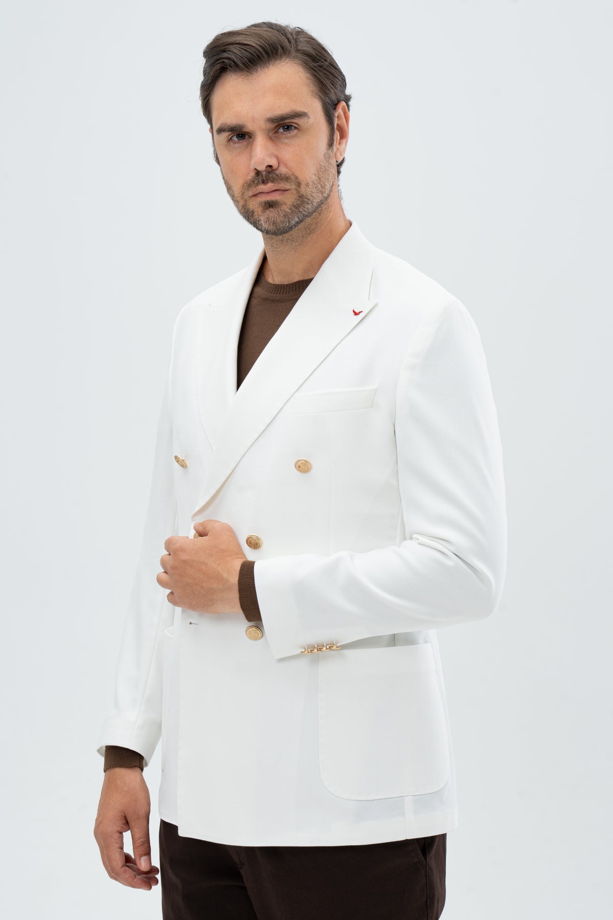 SACOU REGULAR FIT D'S DAMAT - Ecru