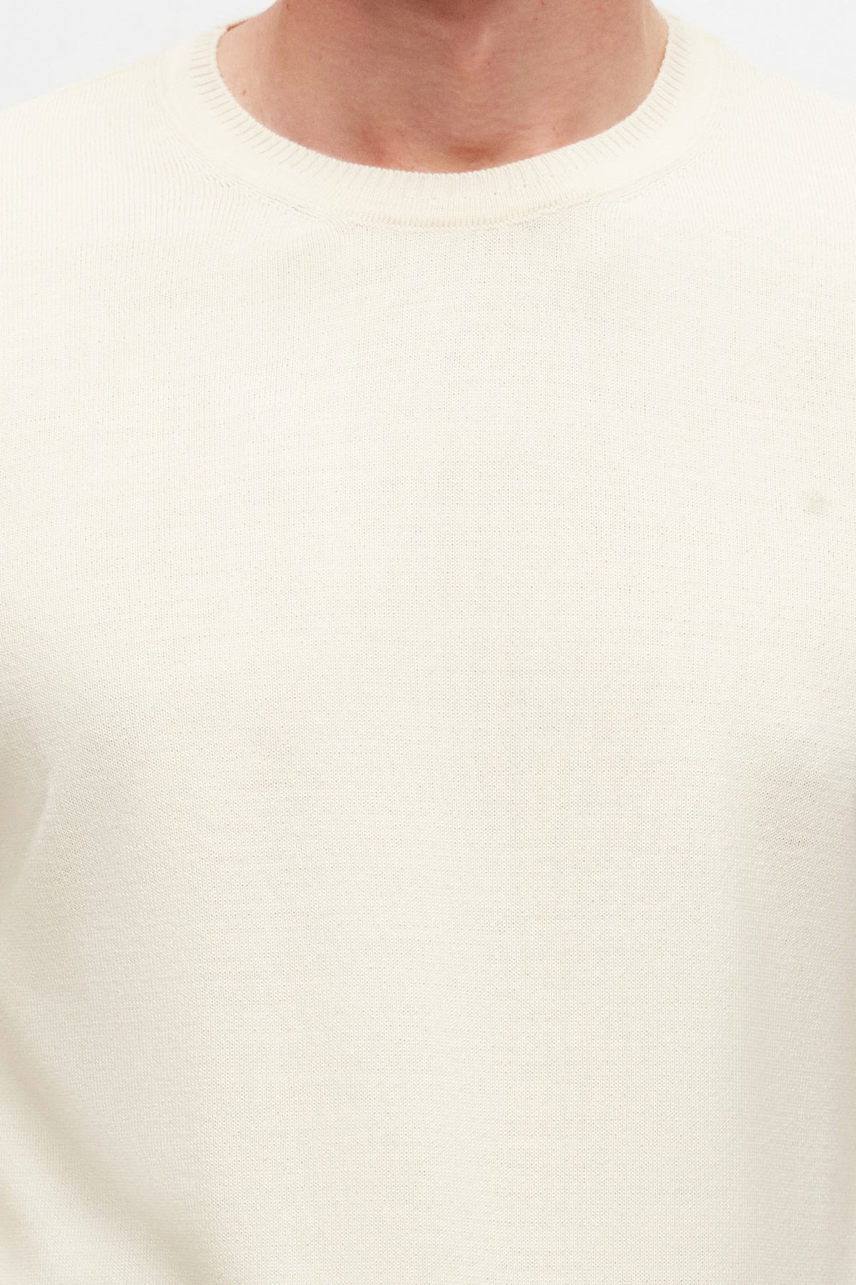 PULOVER REGULAR FIT D'S DAMAT - Ecru