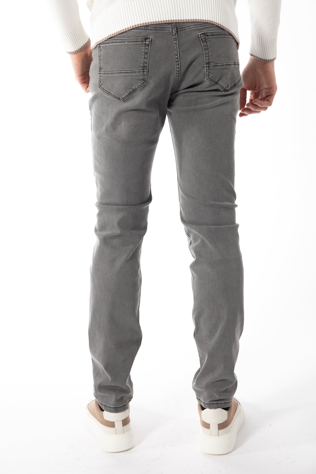 BLUGI SLIM FIT D'S DAMAT - Gri