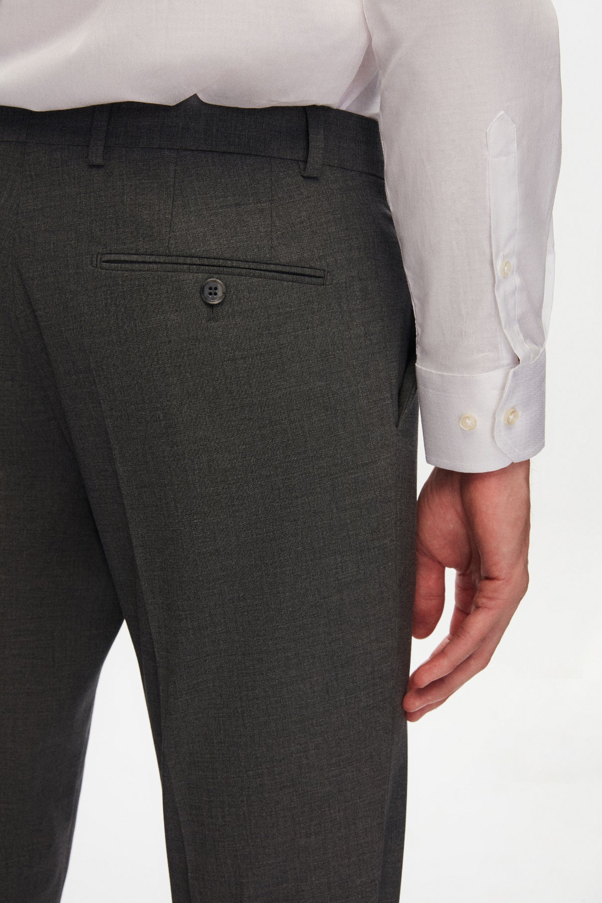 PANTALONI D'S DAMAT SLIM FIT - Gri