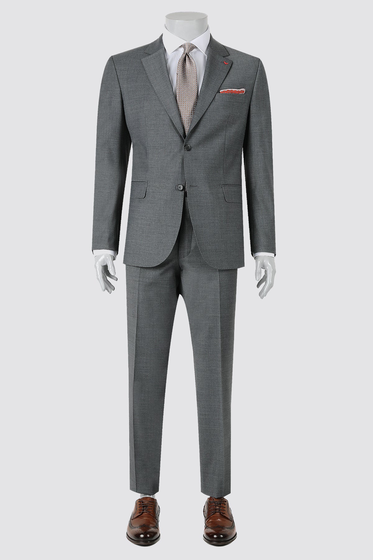 COSTUM REGULAR FIT D'S DAMAT - Gri