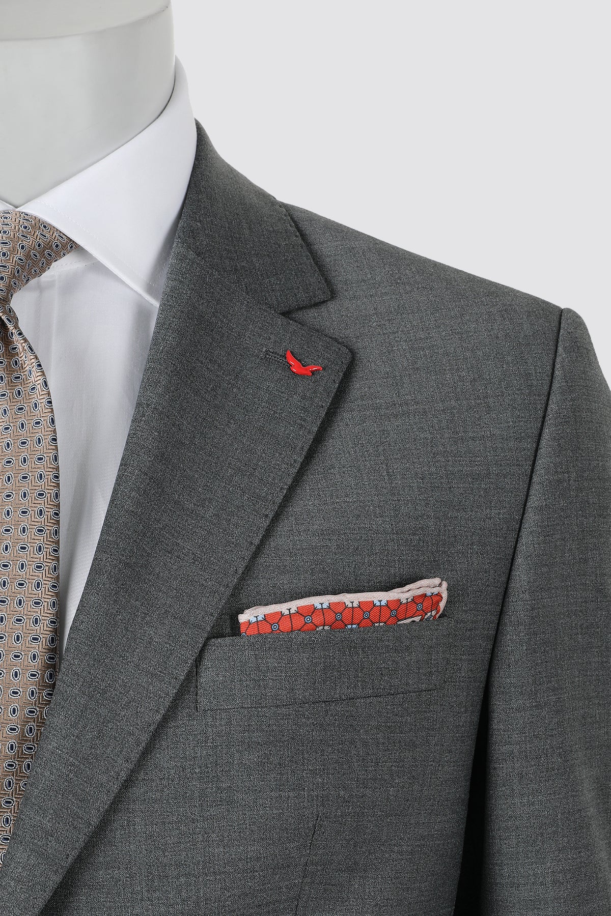 COSTUM REGULAR FIT D'S DAMAT - Gri