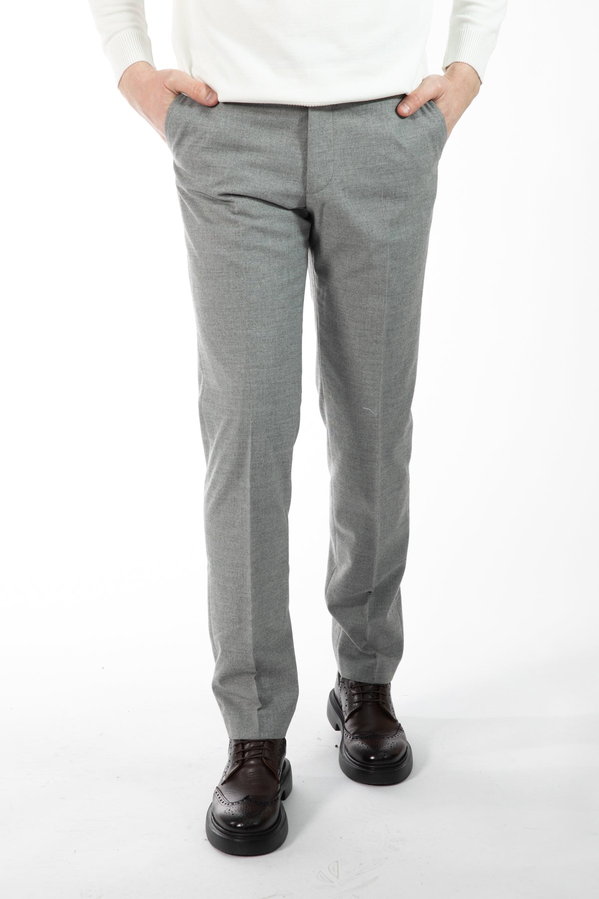 PANTALONI SLIM FIT D'S DAMAT - Gri