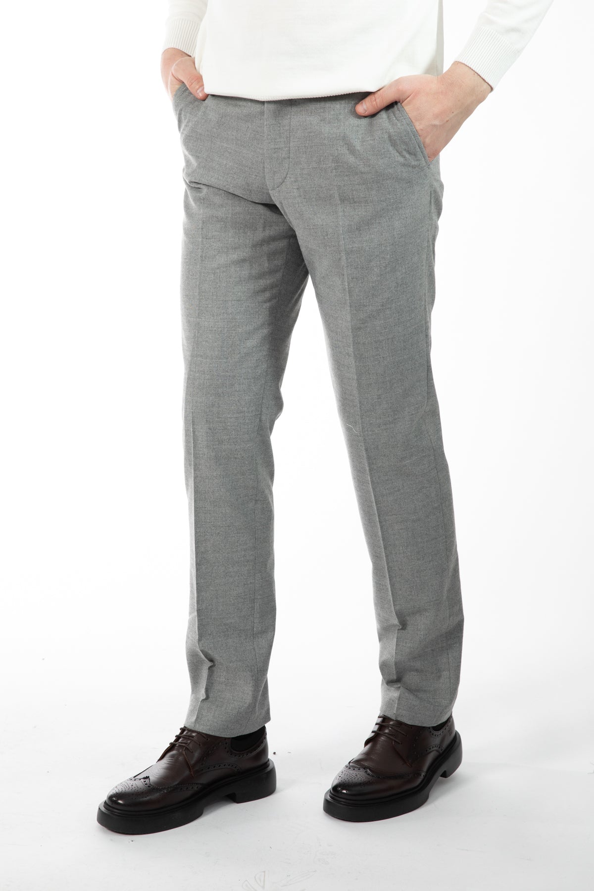 PANTALONI SLIM FIT D'S DAMAT - Gri