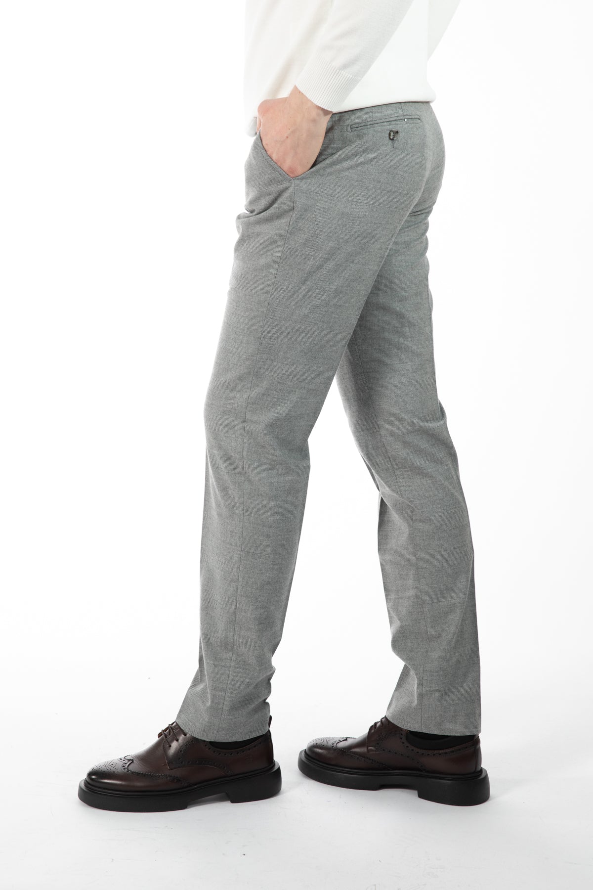 PANTALONI SLIM FIT D'S DAMAT - Gri