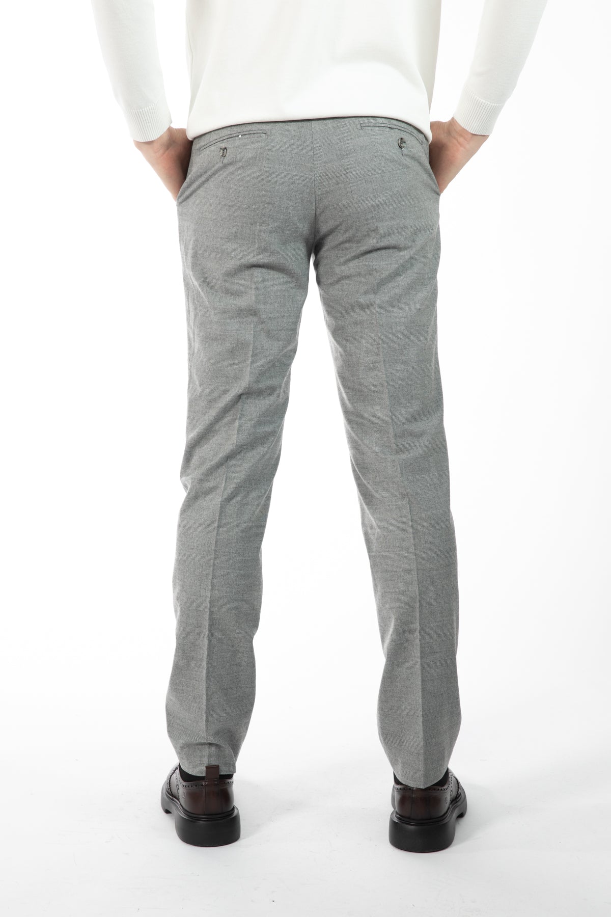 PANTALONI SLIM FIT D'S DAMAT - Gri