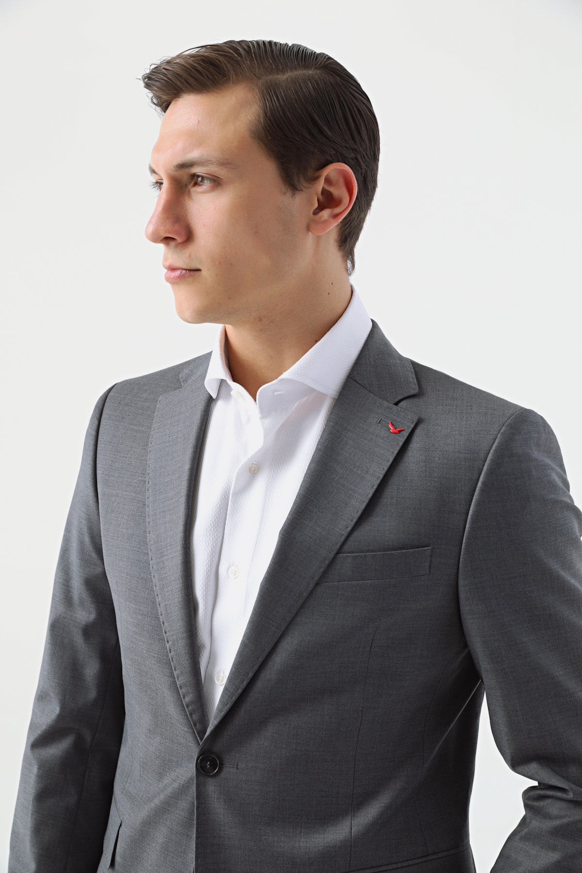 COSTUM D'S DAMAT SLIM FIT - Gri