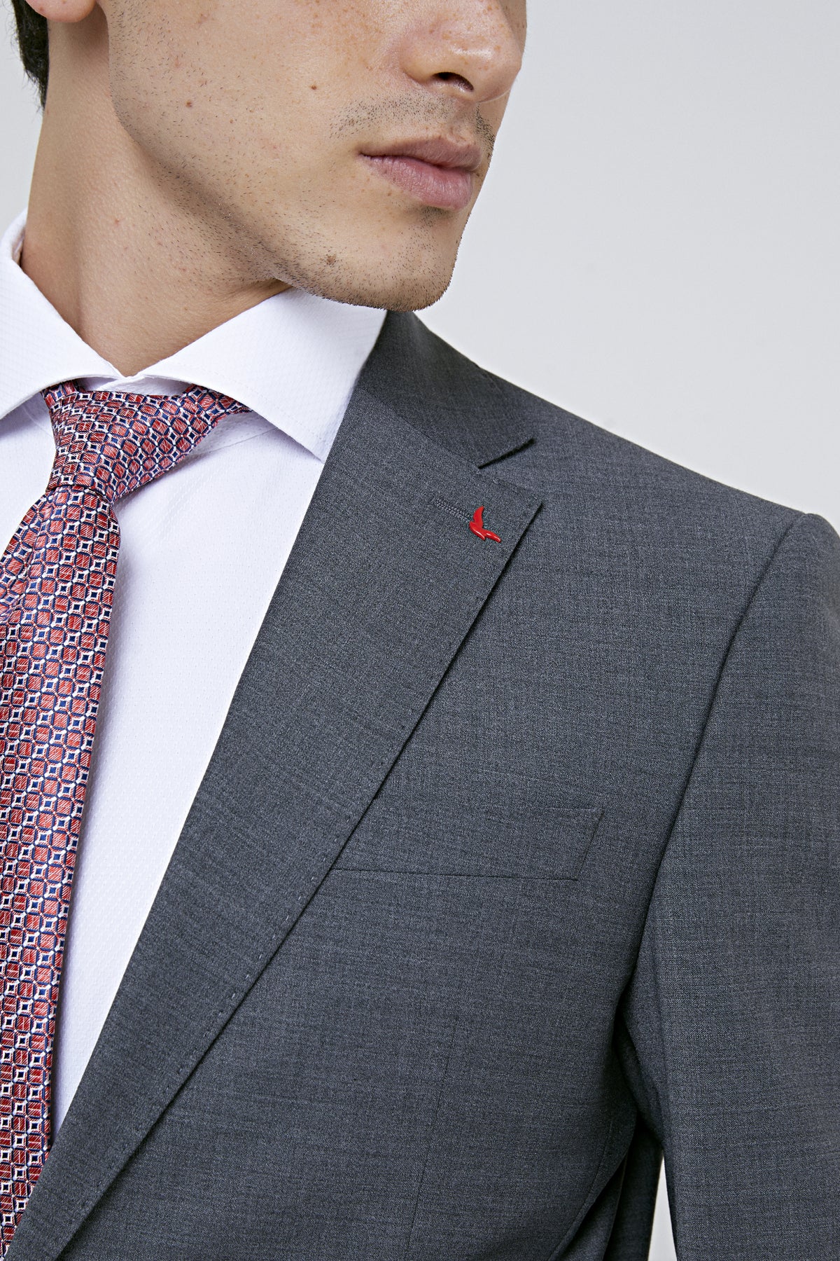 COSTUM D'S DAMAT SLIM FIT - Gri