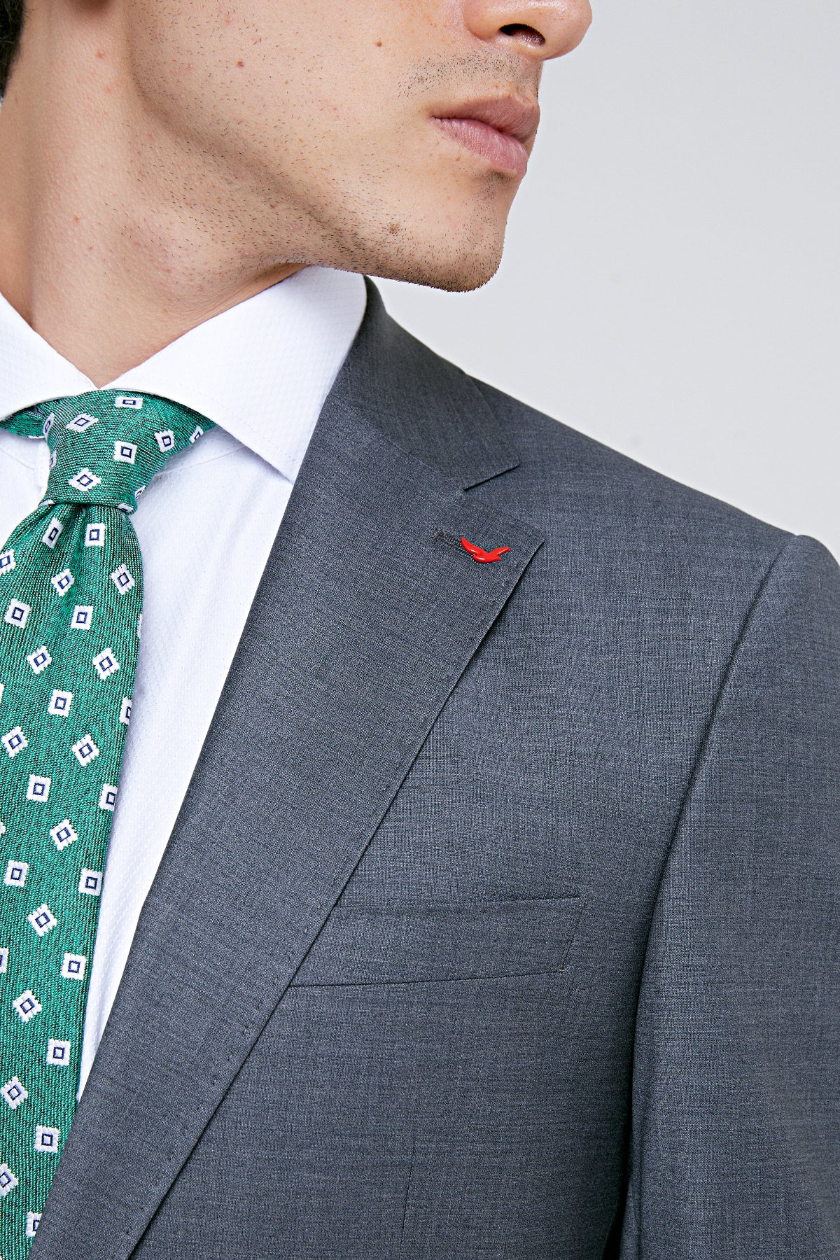 COSTUM D'S DAMAT SLIM FIT - Gri