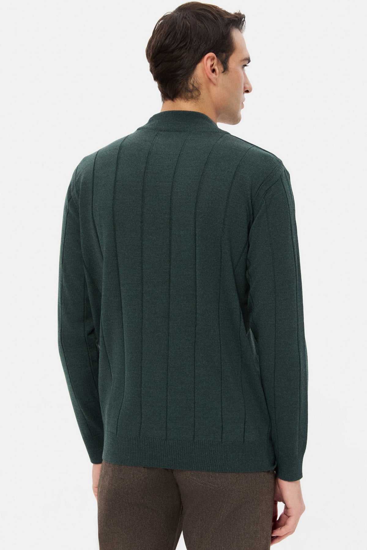 PULOVER REGULAR FIT D'S DAMAT - Verde