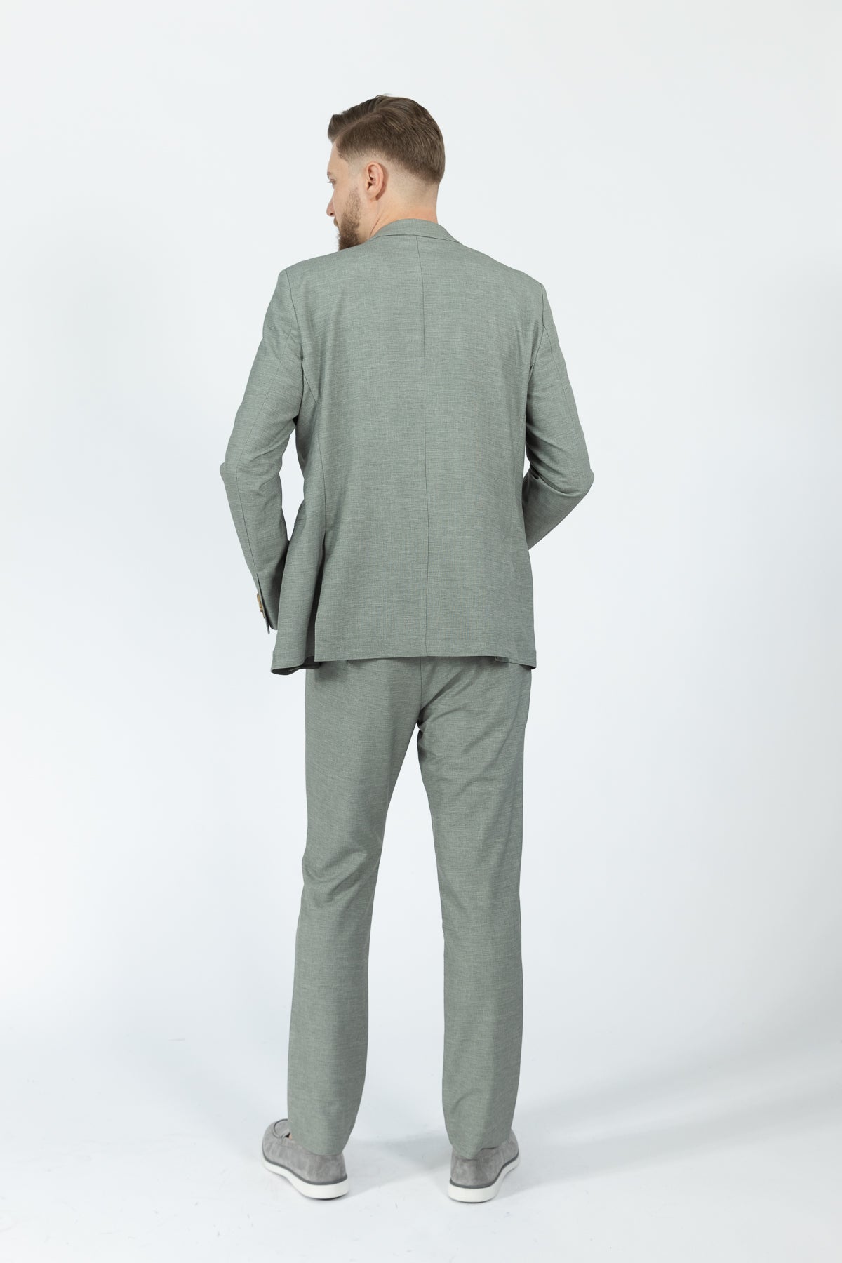 COSTUM CASUAL SLIM FIT D'S DAMAT - Verde