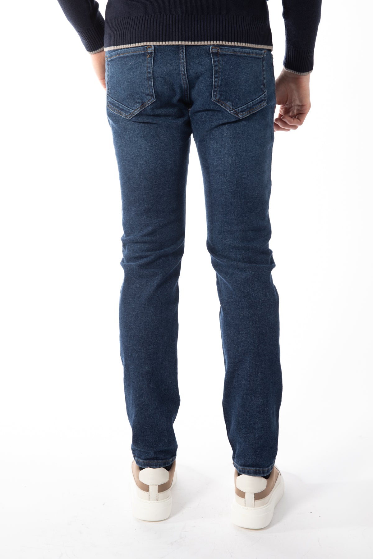 BLUGISTRI SLIM FIT D'S DAMAT - Indigo