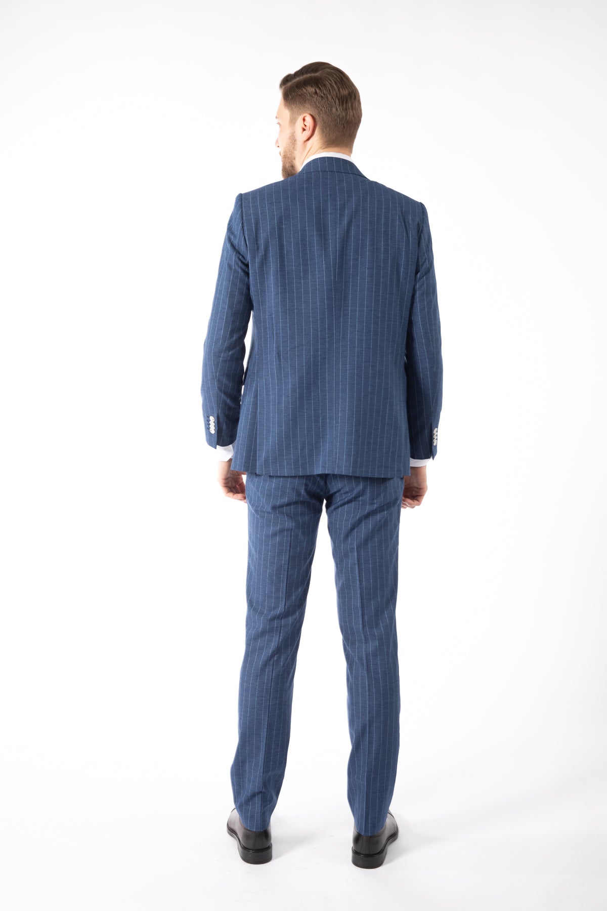 COSTUM REGULAR FIT D'S DAMAT - Albastru