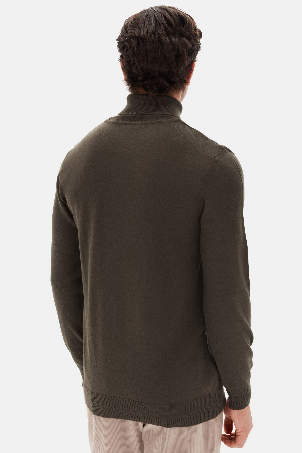HELANCA REGULAR FIT D'S DAMAT - Kaki