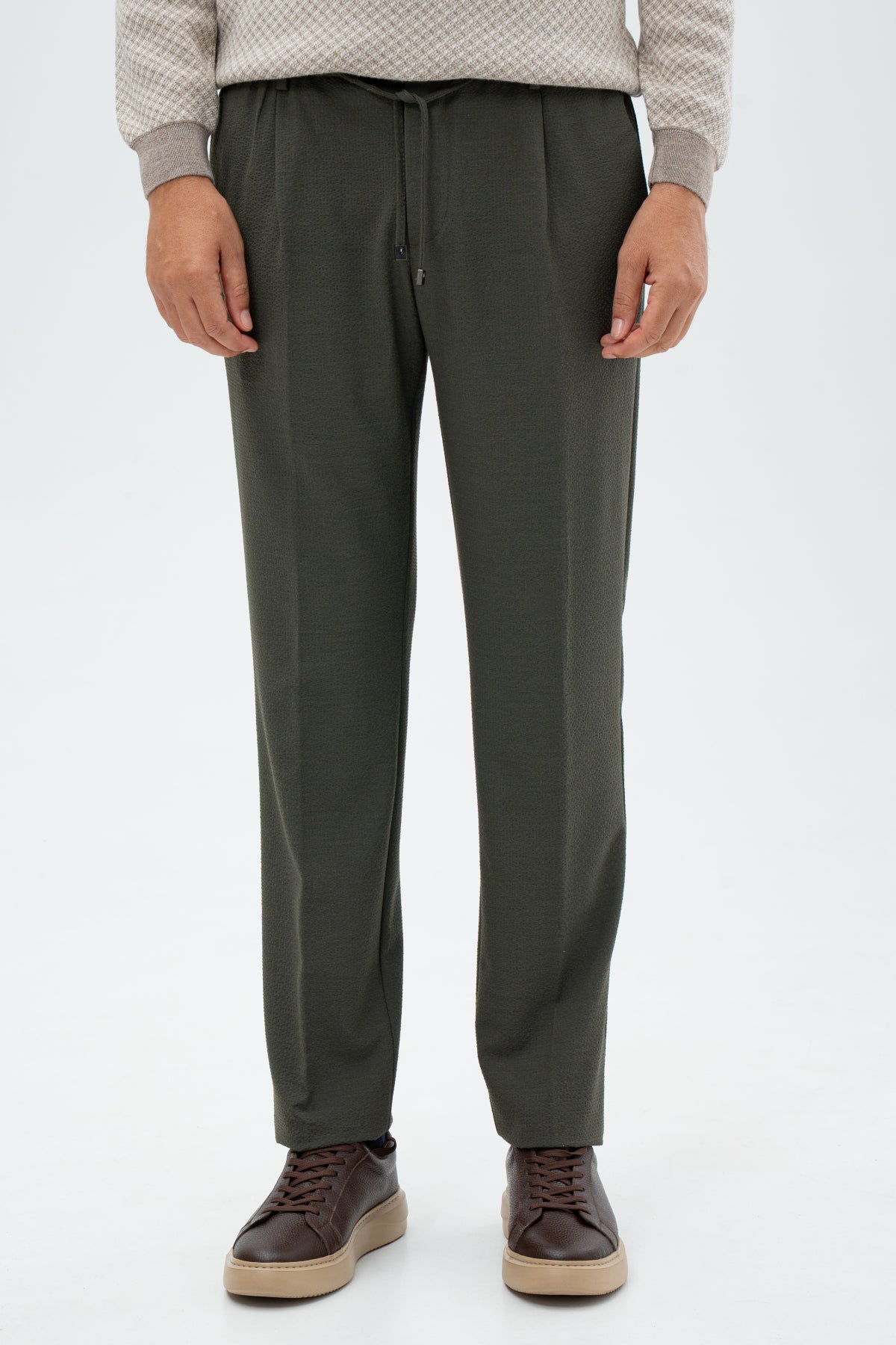PANTALONI CASUAL JOGGER D'S DAMAT - Kaki
