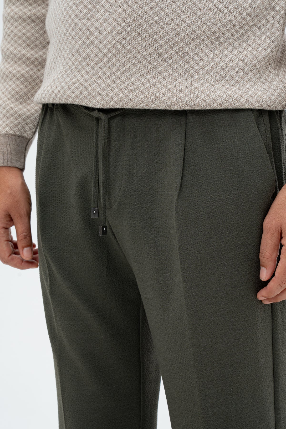 PANTALONI CASUAL JOGGER D'S DAMAT - Kaki