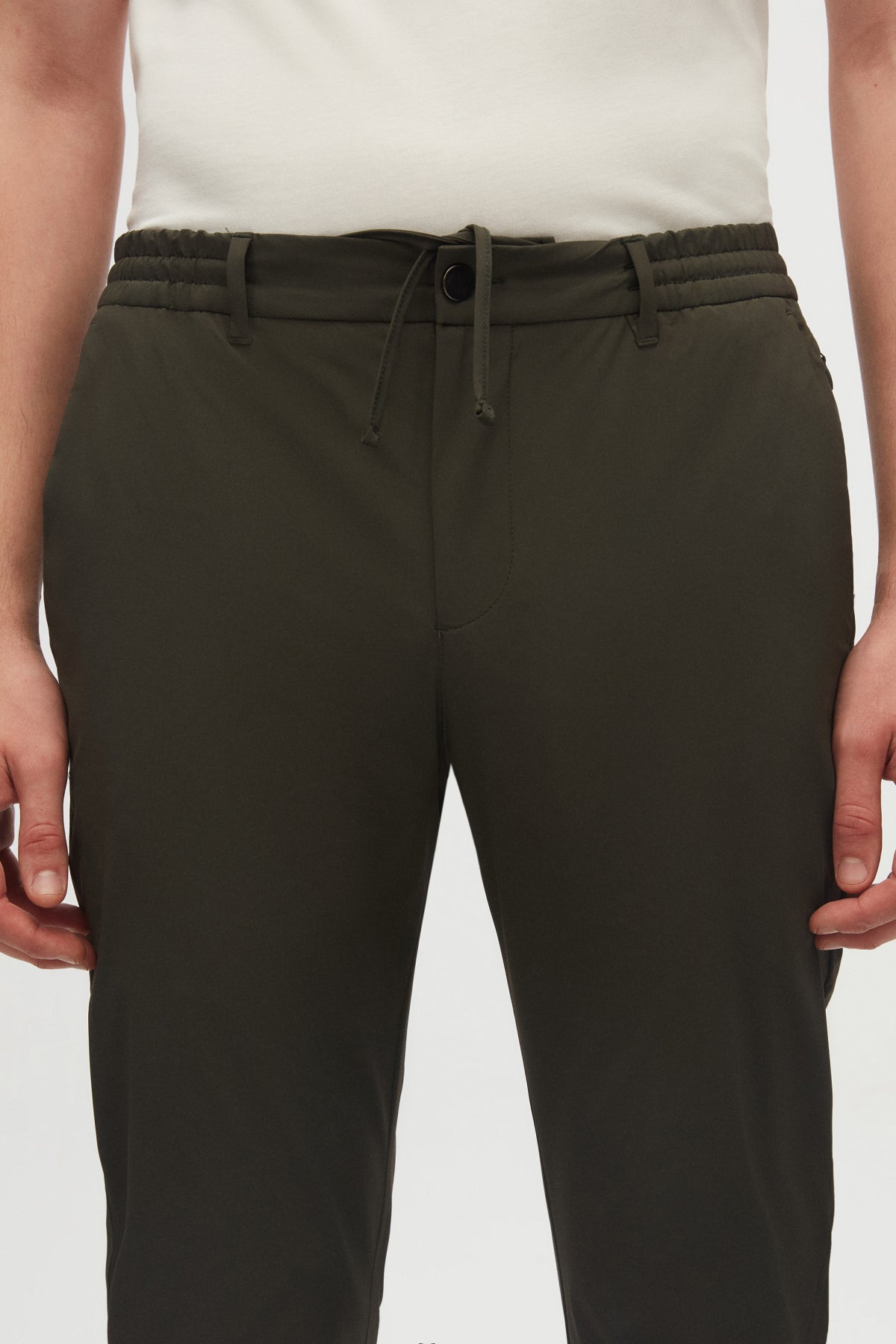 PANTALONI CASUAL SLIM FIT D'S DAMAT - Kaki