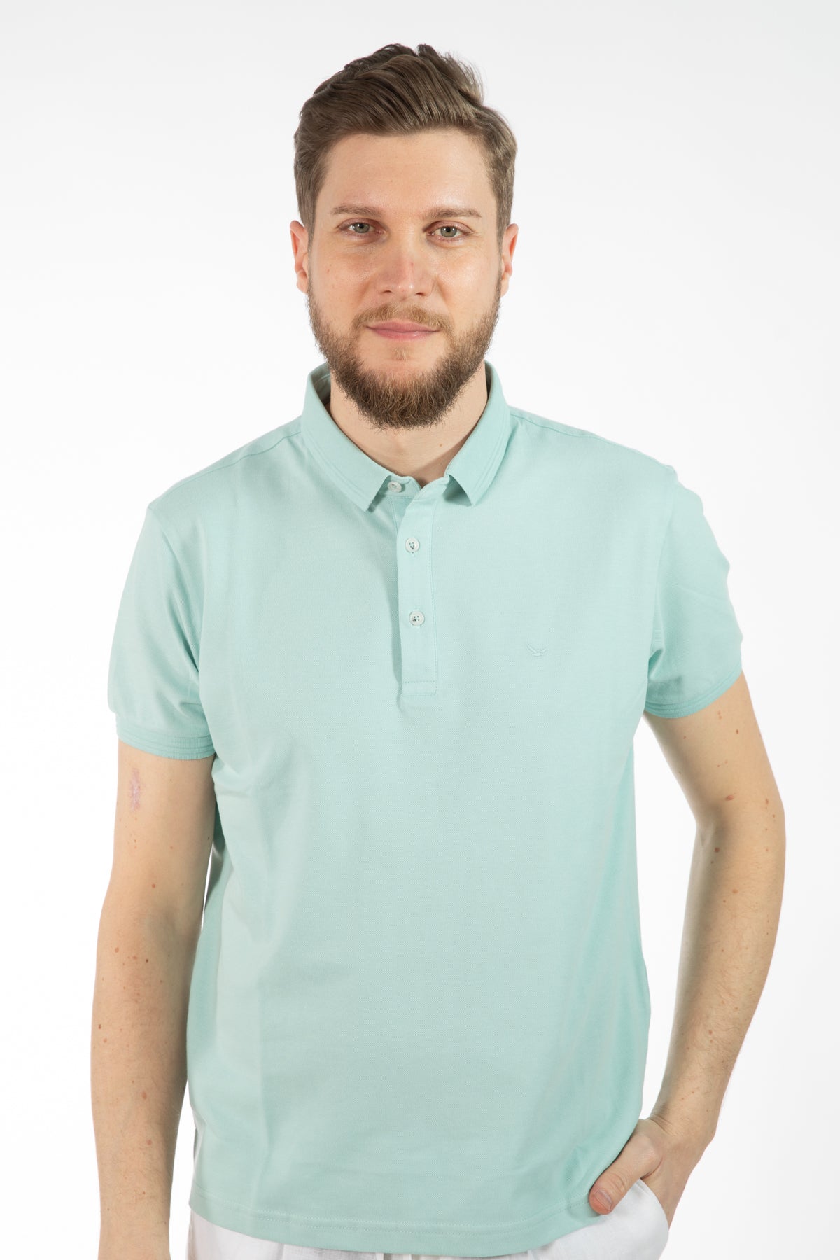 TRICOU REGULAR FIT D'S DAMAT - Turcoaz