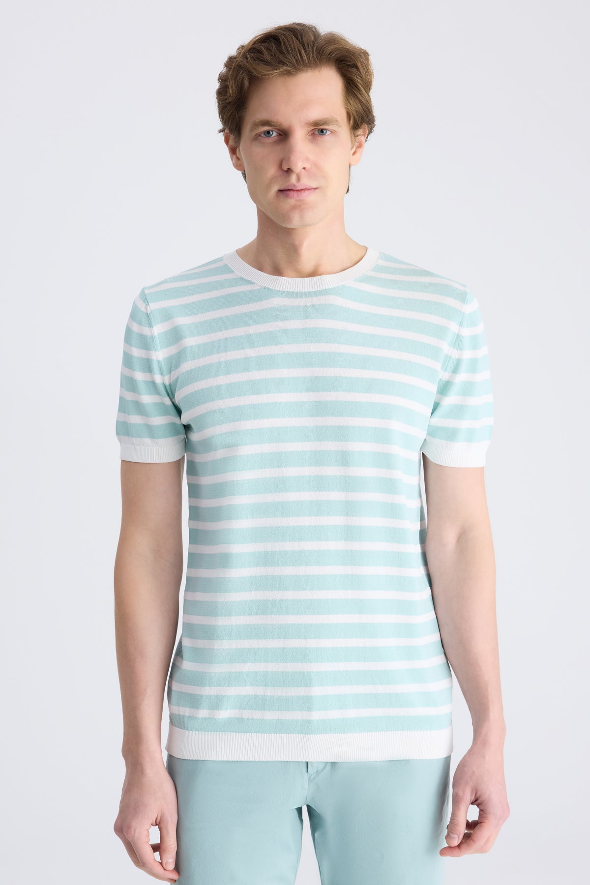 TRICOU SLIM FIT D'S DAMAT - Turcoaz