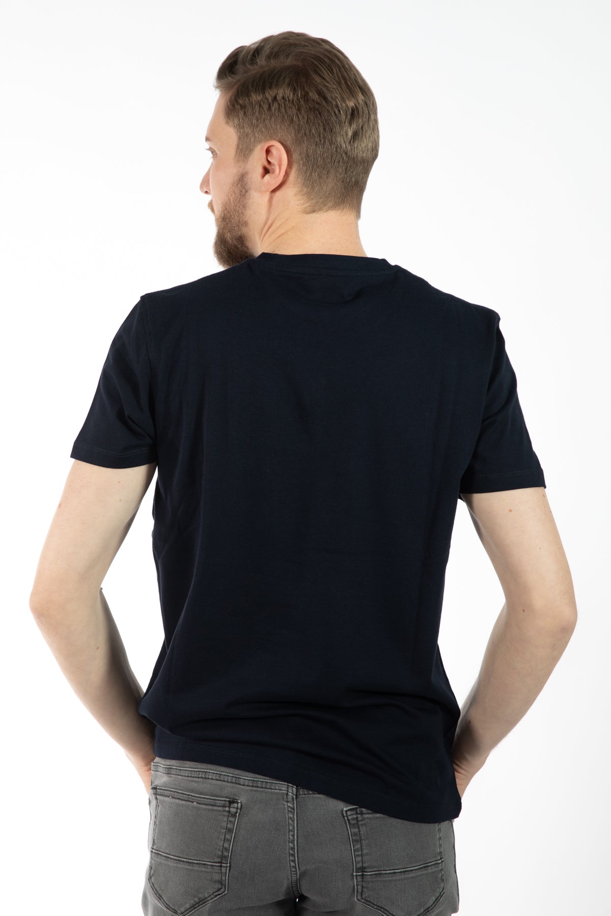 TRICOU REGULAR FIT D'S DAMAT - Bleumarin