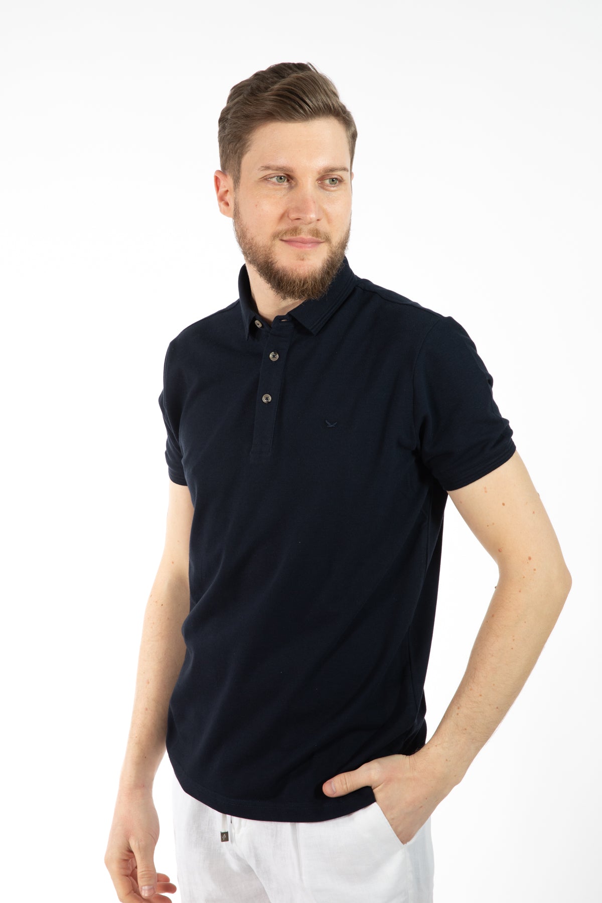 TRICOU REGULAR FIT D'S DAMAT - Bleumarin