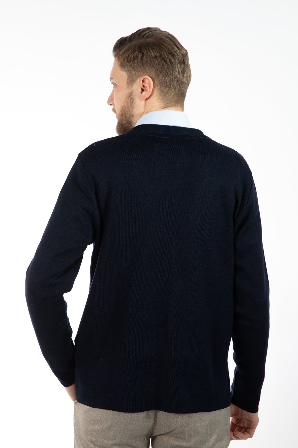 PULOVER REGULAR FIT D'S DAMAT - Bleumarin