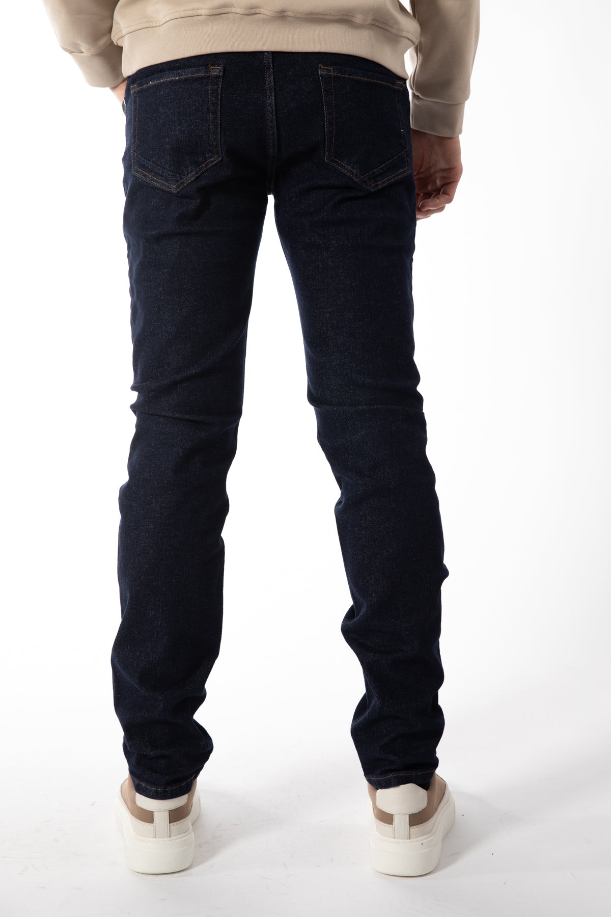 BLUGISTRI SLIM FIT D'S DAMAT - Bleumarin