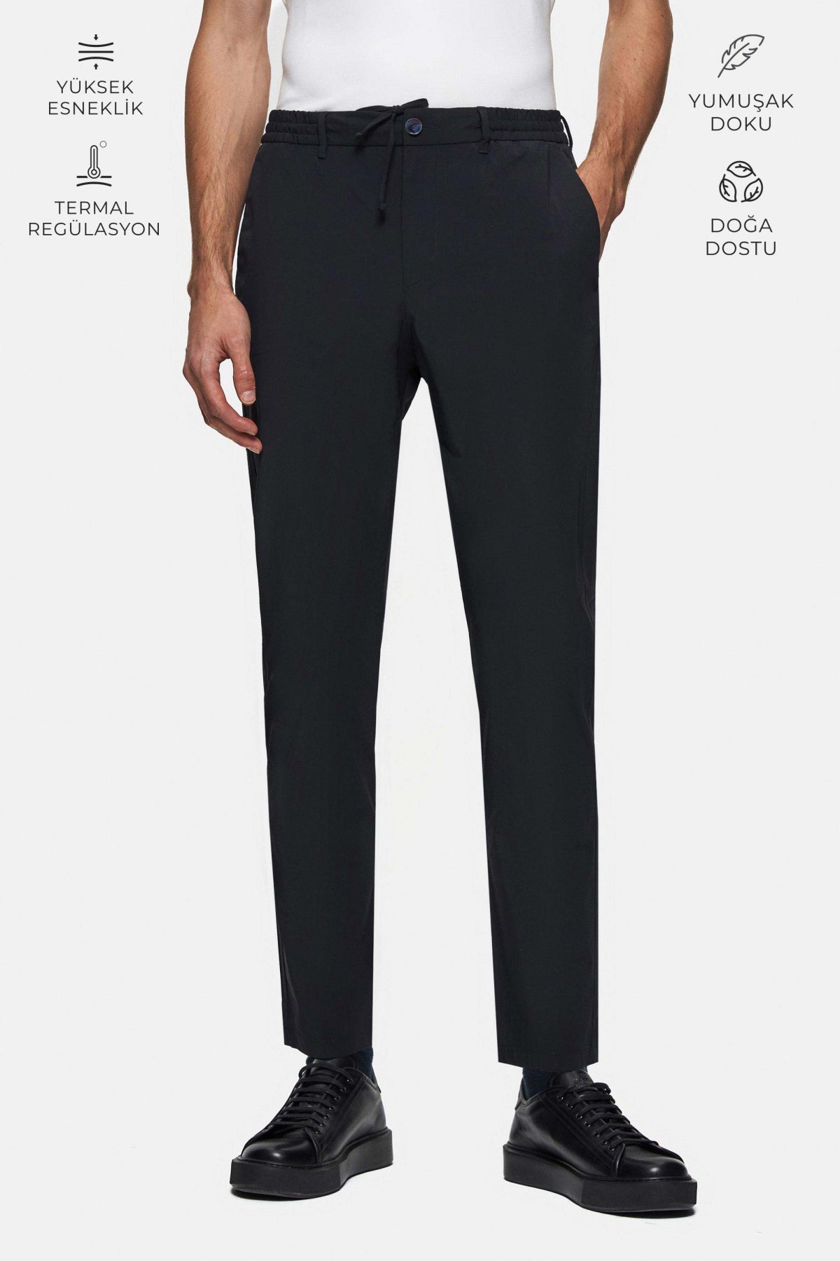PANTALONI JOGGER D'S DAMAT - Bleumarin