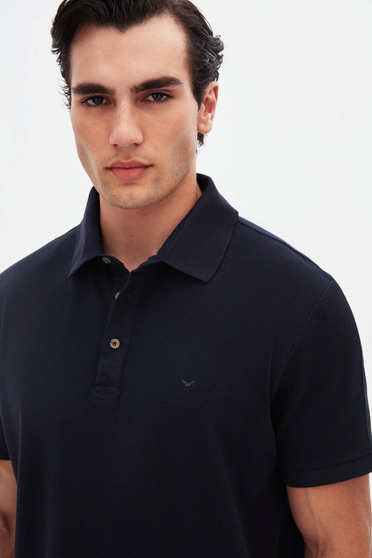 TRICOU REGULAR FIT D'S DAMAT - Bleumarin