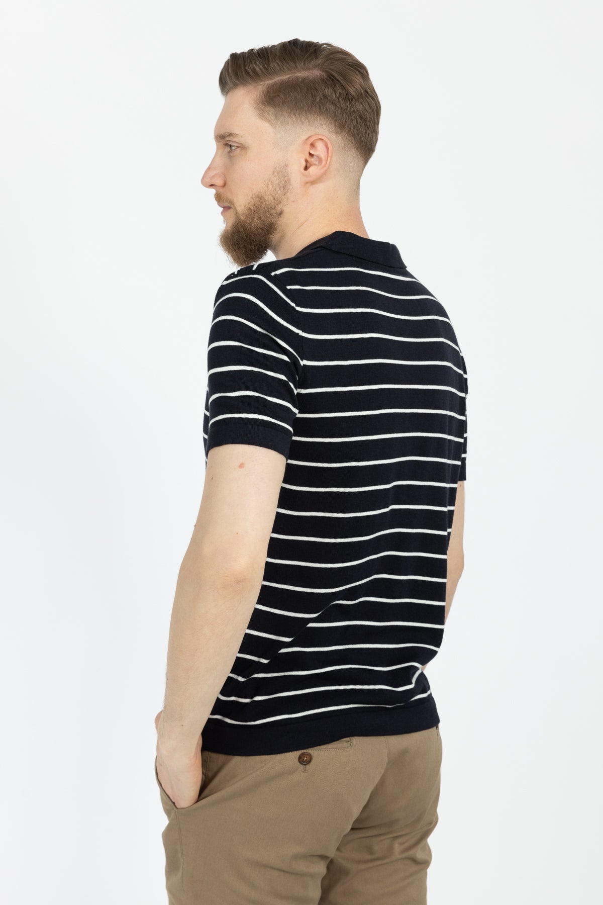 TRICOU REGULAR FIT D'S DAMAT - Bleumarin