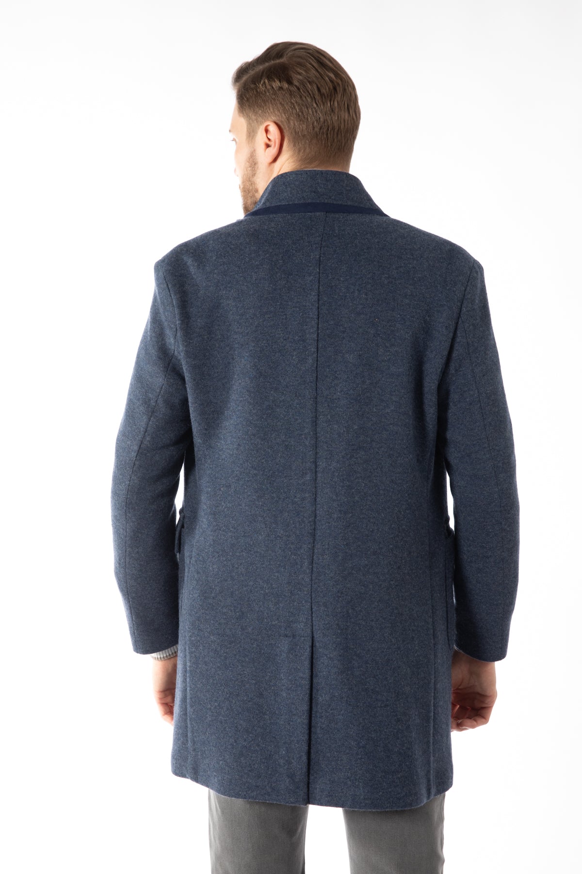 PALTON SLIM FIT D'S DAMAT - Bleumarin