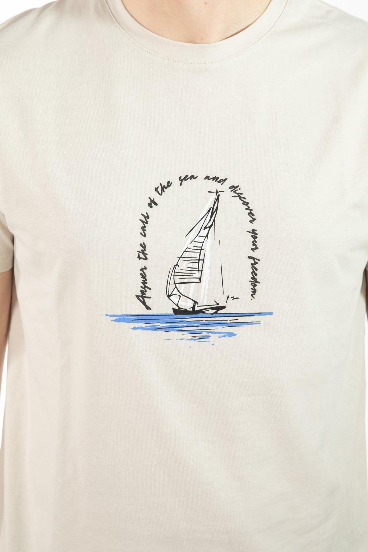TRICOU REGULAR FIT D'S DAMAT - Piatră