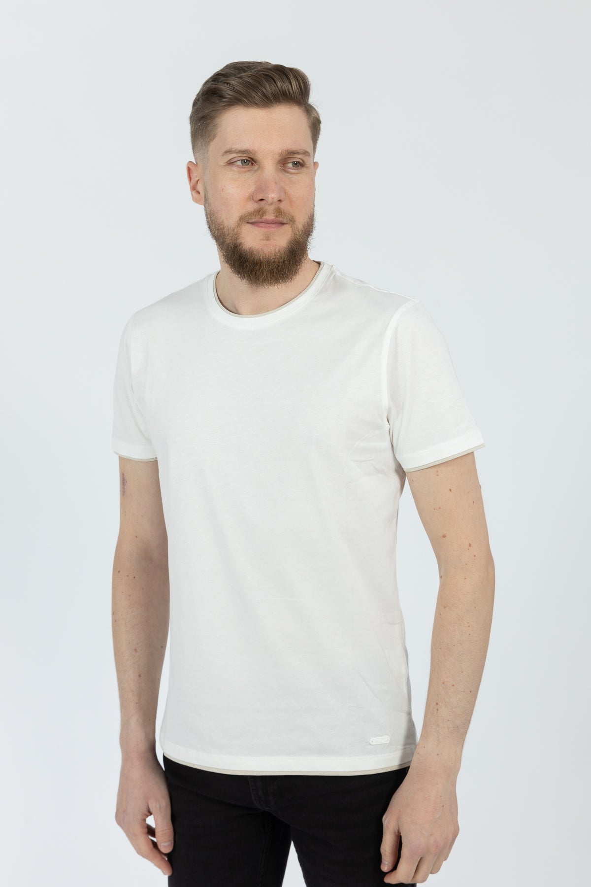 TRICOU REGULAR FIT D'S DAMAT - Piatră