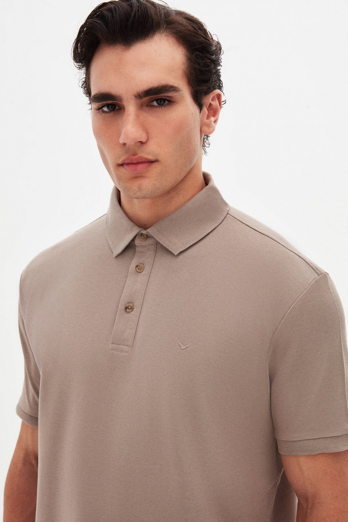 TRICOU REGULAR FIT D'S DAMAT - Bej